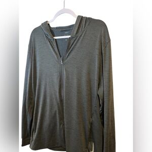 Nike Men's Yoga Dri-FIT Full-Zip Jacket Gray Men’s Size L